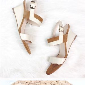 Aquatalia tan and cream leather shoes!